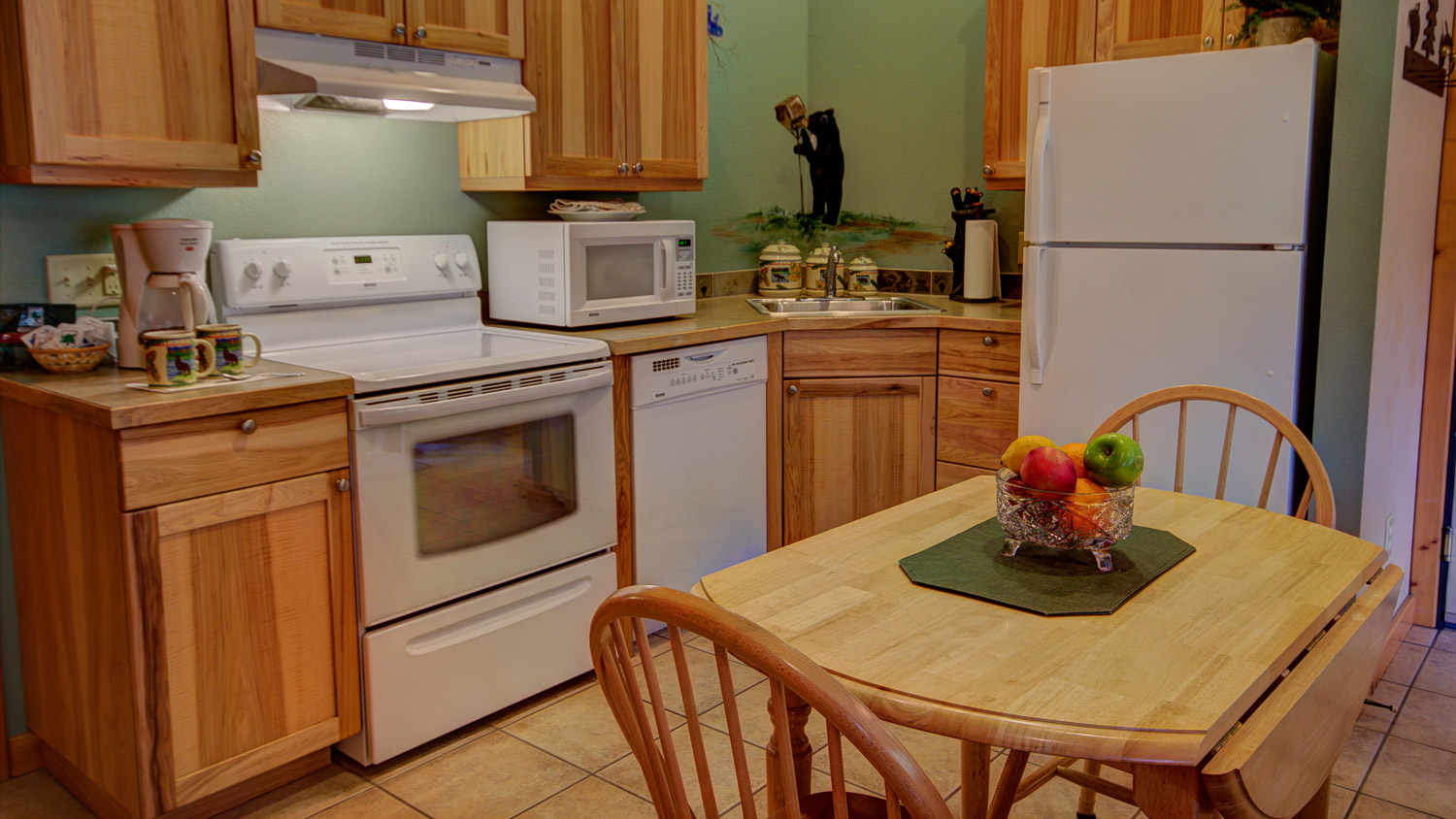 Bear Paw 1 bedroom kitchen