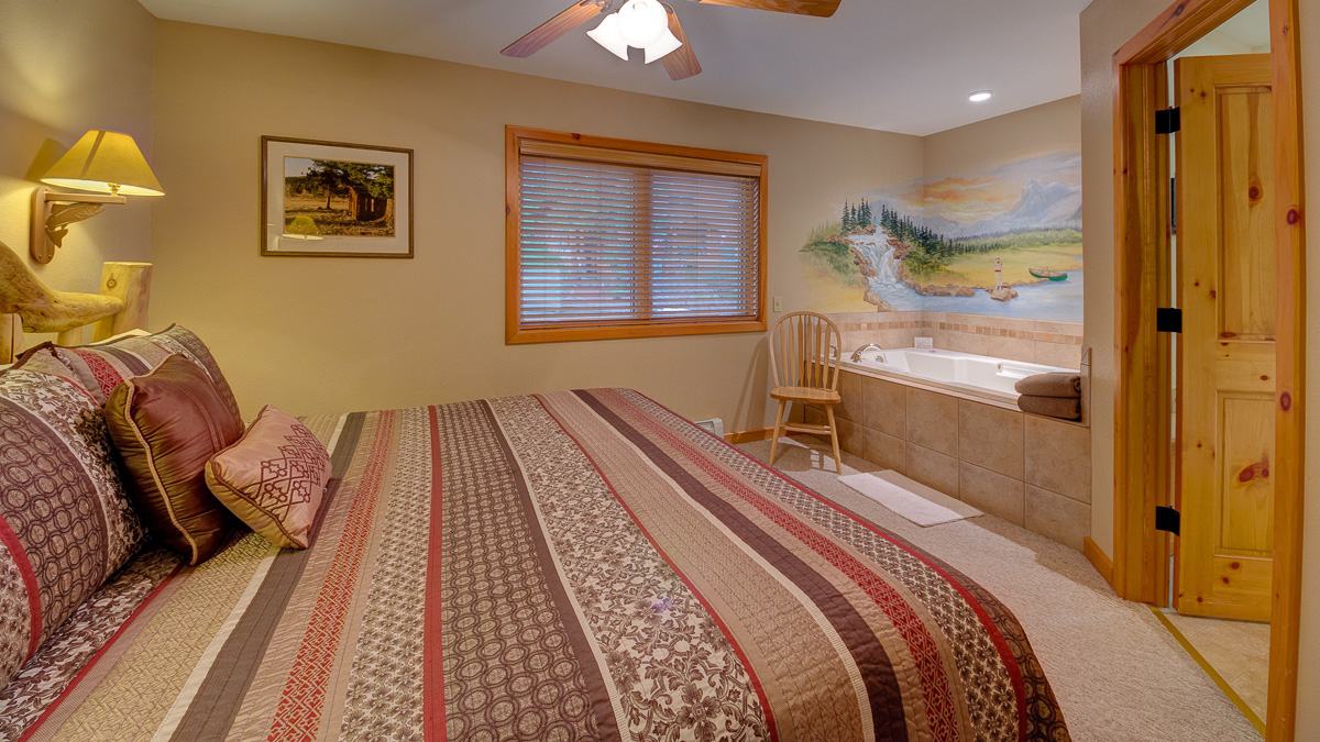 Bear Paw 2 bedroom 2 bath Master bedroom